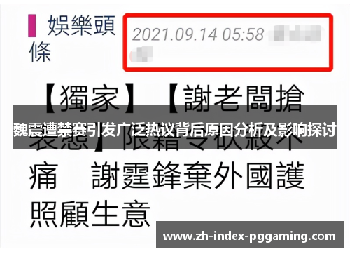 魏震遭禁赛引发广泛热议背后原因分析及影响探讨